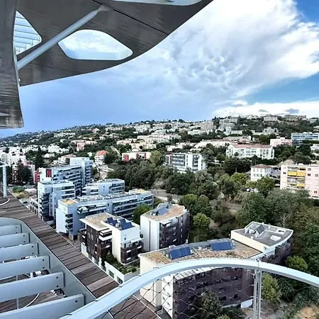 Riviera Skyline - 1 / 2 Couchages - 16e Etage - Ecovallee Apartmán